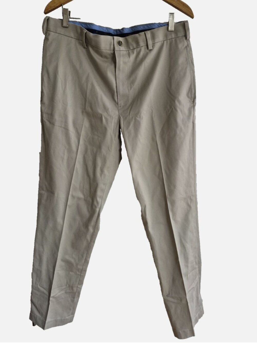 Brooks Brothers Pants Mens 36x32 khaki Clark Fit Advantage Chino Stretch Office